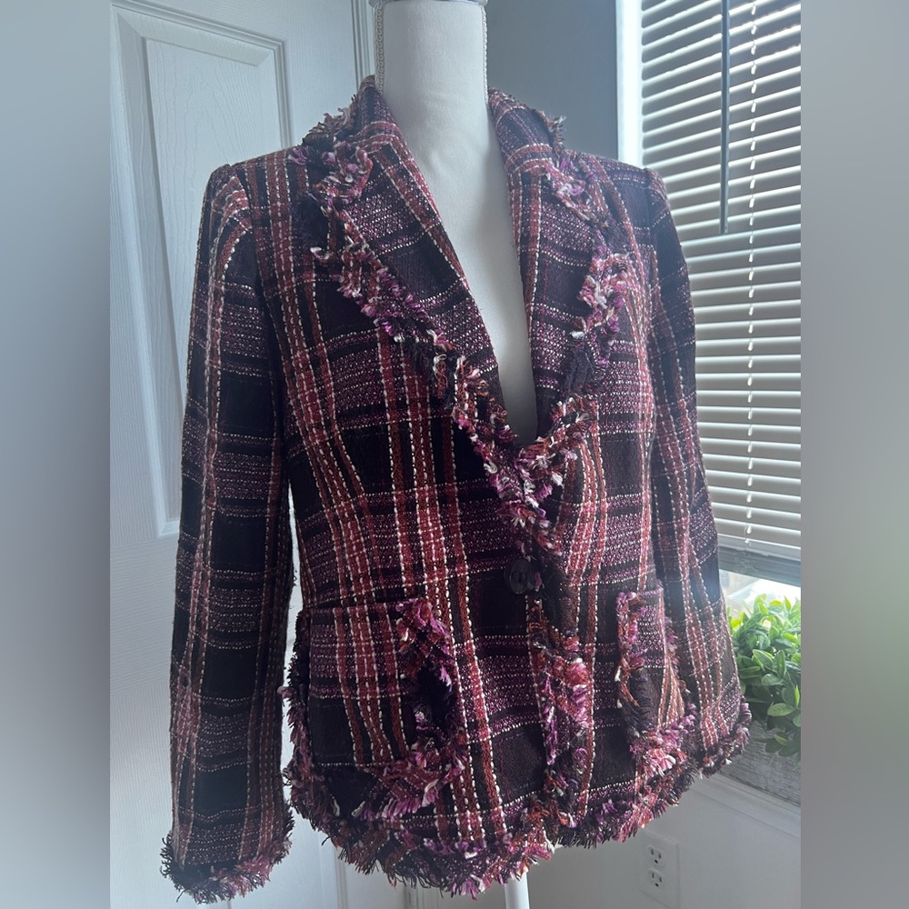 Textured Blend Blazer size 8